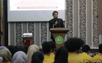 Gelar Sosialisasi Kelembagaan, Danny Bunga Ingatkan Mahasiswa Untuk Tolak Politik Uang Jelang Pemilihan 