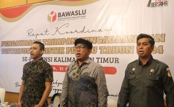 Bawaslu Kaltim Gelar Rapat Koordinasi Pengawasan Tahapan Pengadaan dan Distribusi Logistik Pemilu Tahun 2024 se-Kaltim