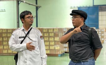 Wamustofa Hamzah Awasi Proses Produksi Logistik Surat Suara Pemilihan Serentak Tahun 2024