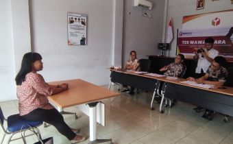 Bawaslu Kaltim Melakukan Monitoring Tes Wawancara Rekrutmen Panwaslu Kecamatan se- Provinsi Kaltim