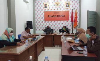 Tindak Lanjut Edaran Bawaslu RI Nomor 26 Tahun 2021, Ebin Marwi Lakukan Pembinaan di Bawaslu Kutai Timur 
