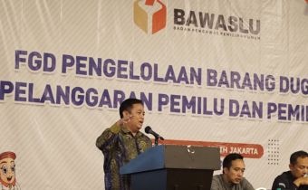 Bawaslu Gelar FGD Pengelolaan Barang Dugaan Pelanggaran Pemilu dan Pemilihan