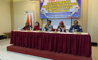 Penguatan Kelembagaan Panwaslu Kecamatan, Ebin : Panwascam Harus Sigap Di Setiap Tahapan 