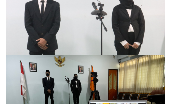 Dua Staff Bawaslu Kaltim Dilantik Sekjen Bawaslu RI Sebagai Analis Hukum 