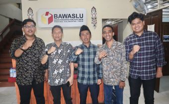 Terima Audiensi DPW Kesmi Kaltim, Bawaslu Kaltim Ajak Untuk Daftar Menjadi Pemantau Pemilu 