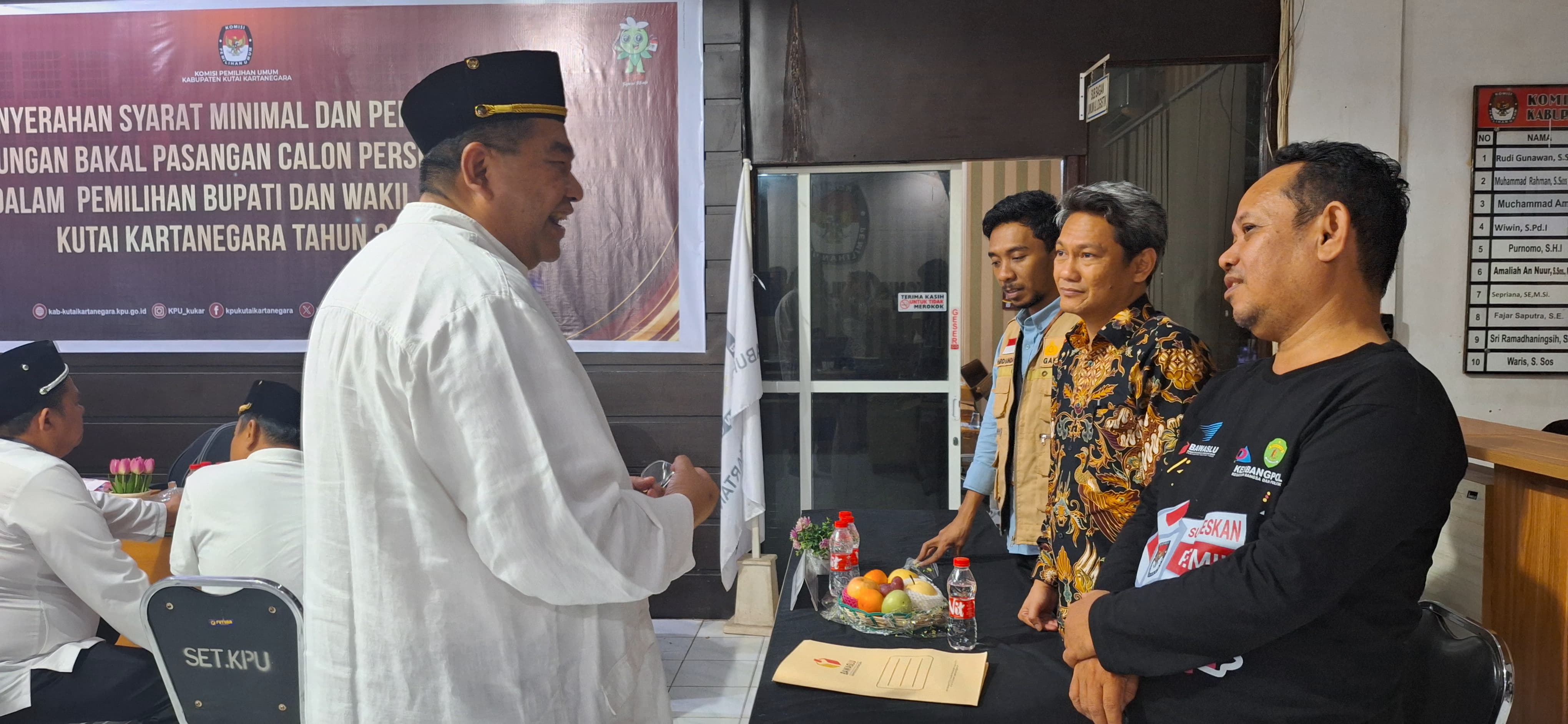 Bawaslu Kaltim Lakukan Monitoring Perbaikan Persyaratan Dukungan Bacalon Perseorangan di Kukar 