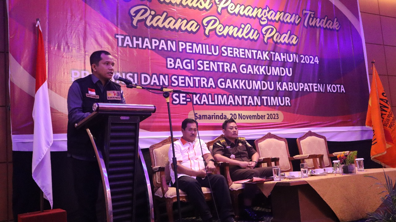 Bawaslu Kaltim Gelar Rakor Gakkumdu Hadapi Potensi Tindak Pidana Pemilu Serentak 2024