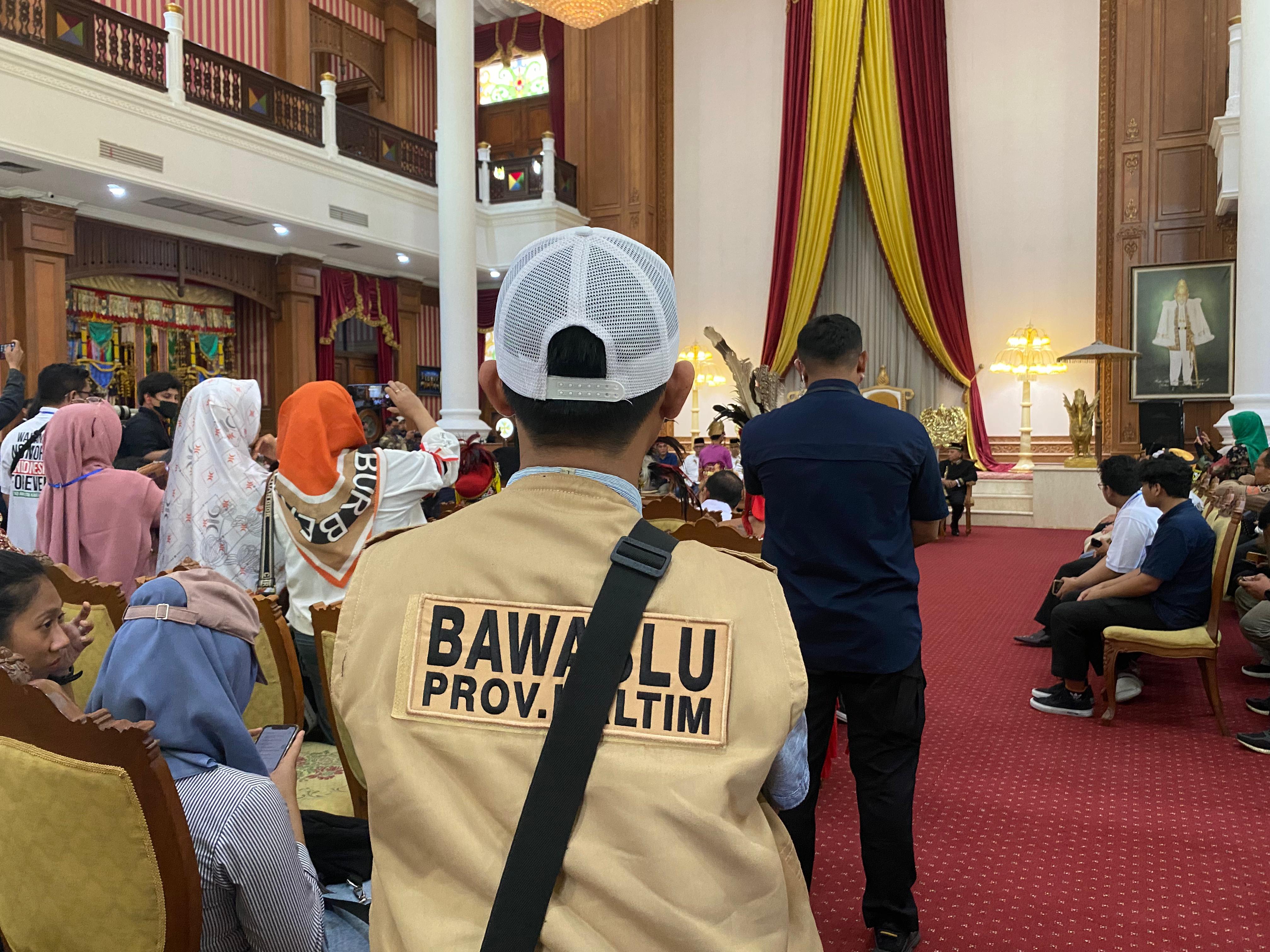 Capres Nomor Urut  1 Lakukan Kunjungan Ke Kaltim, Bawaslu Kaltim Pengawasan Melekat beserta Jajaran Pengawas 