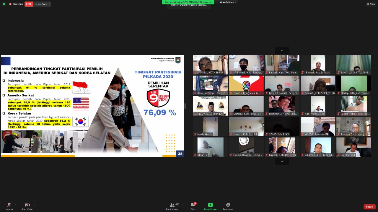 Buku â€œKajian Evaluatif Penanganan Pelanggaran Pemilihan Kepala Daerah Serentak 2020â€ Jadi Kolaborasi Jajaran Bawaslu Se-Indonesia Hadapi Pemilu 2024