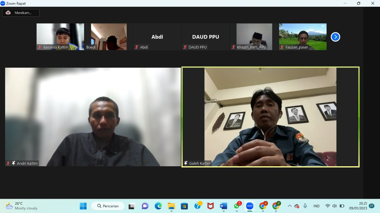 Galeh Akbar Tanjung Instruksikan Bawaslu Kabupaten/ Kota untuk Membuat Posko Pengaduan Masyarakat