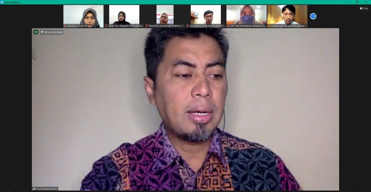 Bawaslu Provinsi Kalimantan Timur Berikan Arahan Kepada  13 CPNS Angkatan 2021 Penempatan Kaltim