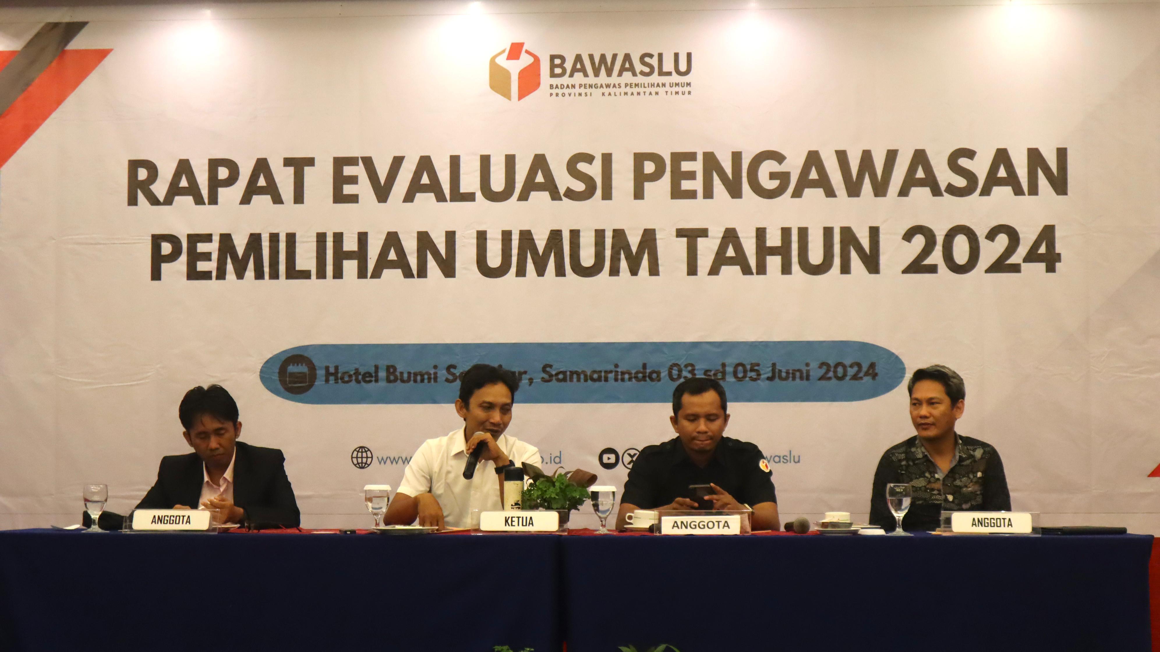 Gelar Evaluasi Tahapan Pemilu 2024, Bawaslu Kaltim Serukan Pengawasan Pilkada Harus Lebih Siap 