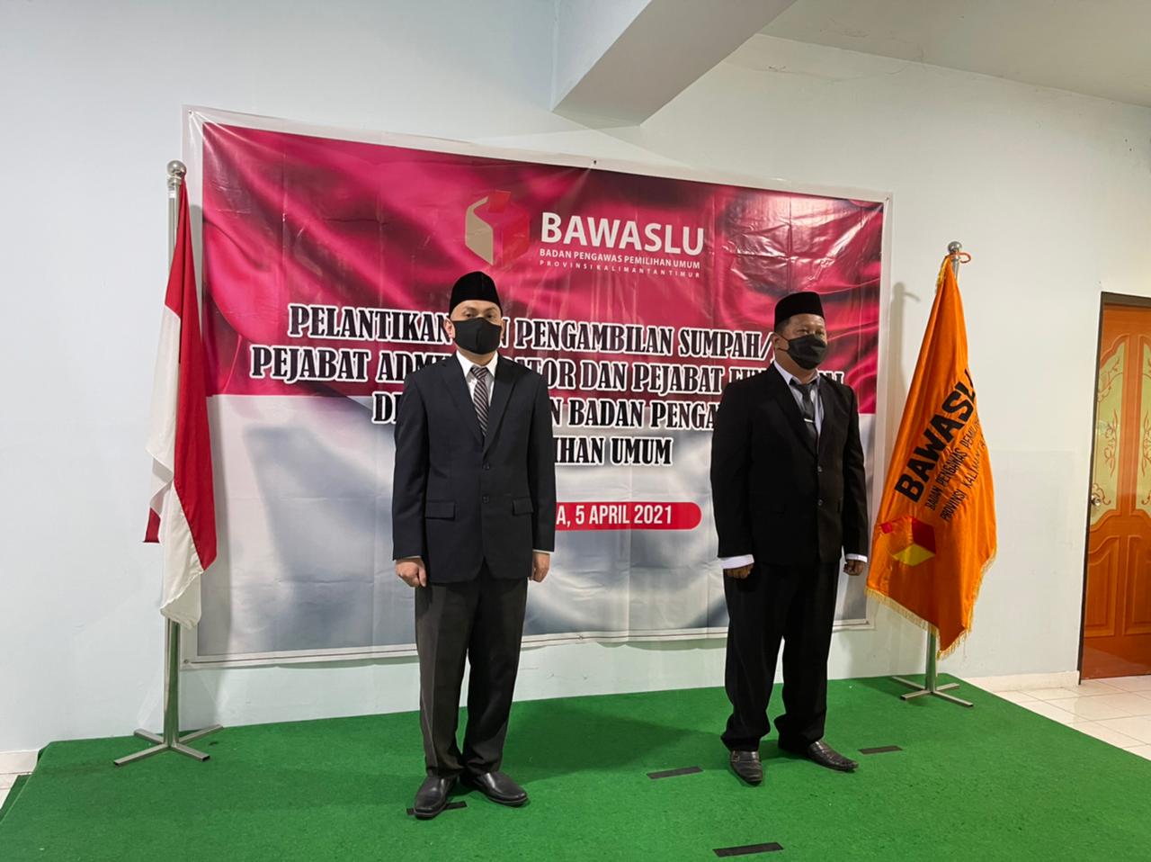 Sekjen Bawaslu Lantik Pejabat Administrator dan Pejabat Fungsional Bawaslu Se-Indonesia 