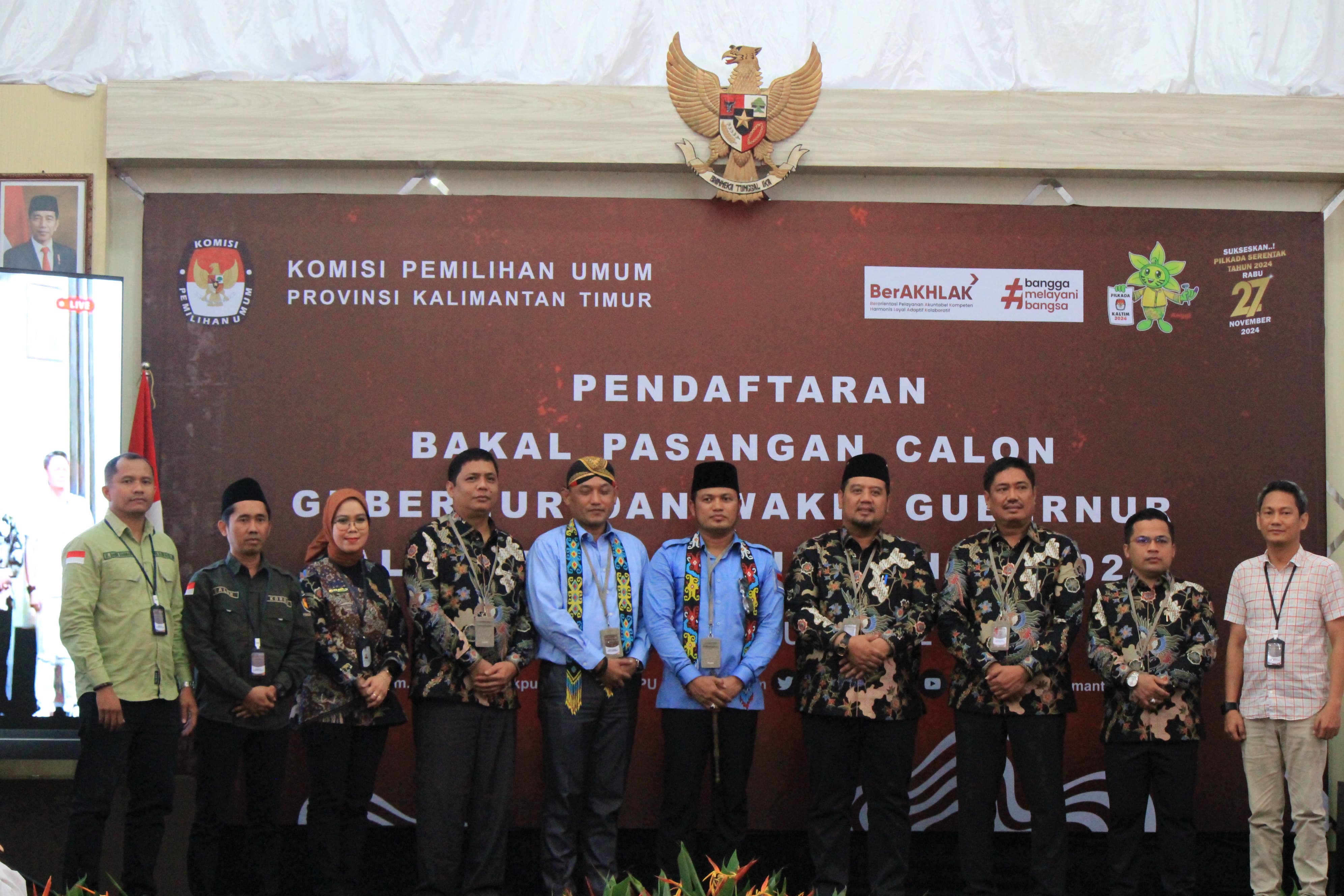 Hari Terakhir, Bawaslu Kaltim Awasi Pendaftaran Bapaslon Rudy Mas'ud dan Seno Aji 