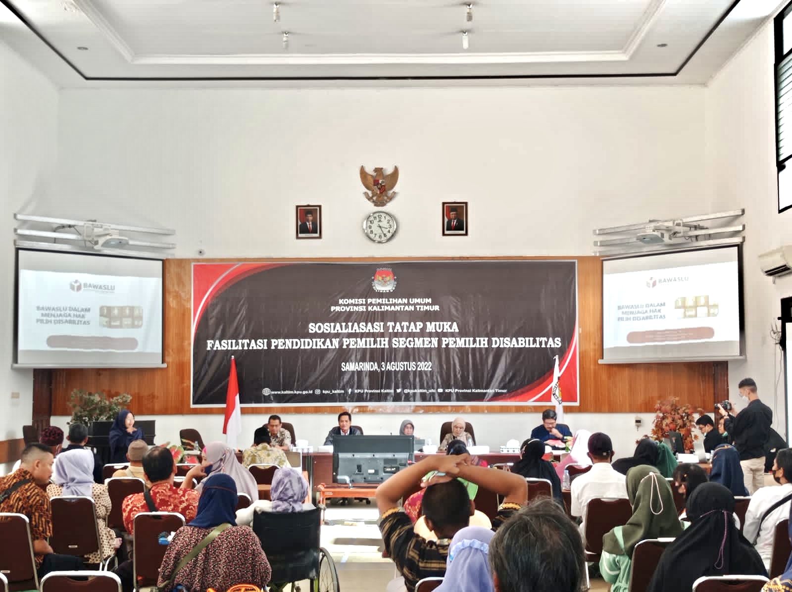 Sosialisasi Pemilih Disabilitas, Ebin Marwi Sorot Upaya Pelaksanaan Pemilu Aksesibel dan Non Diskriminatif