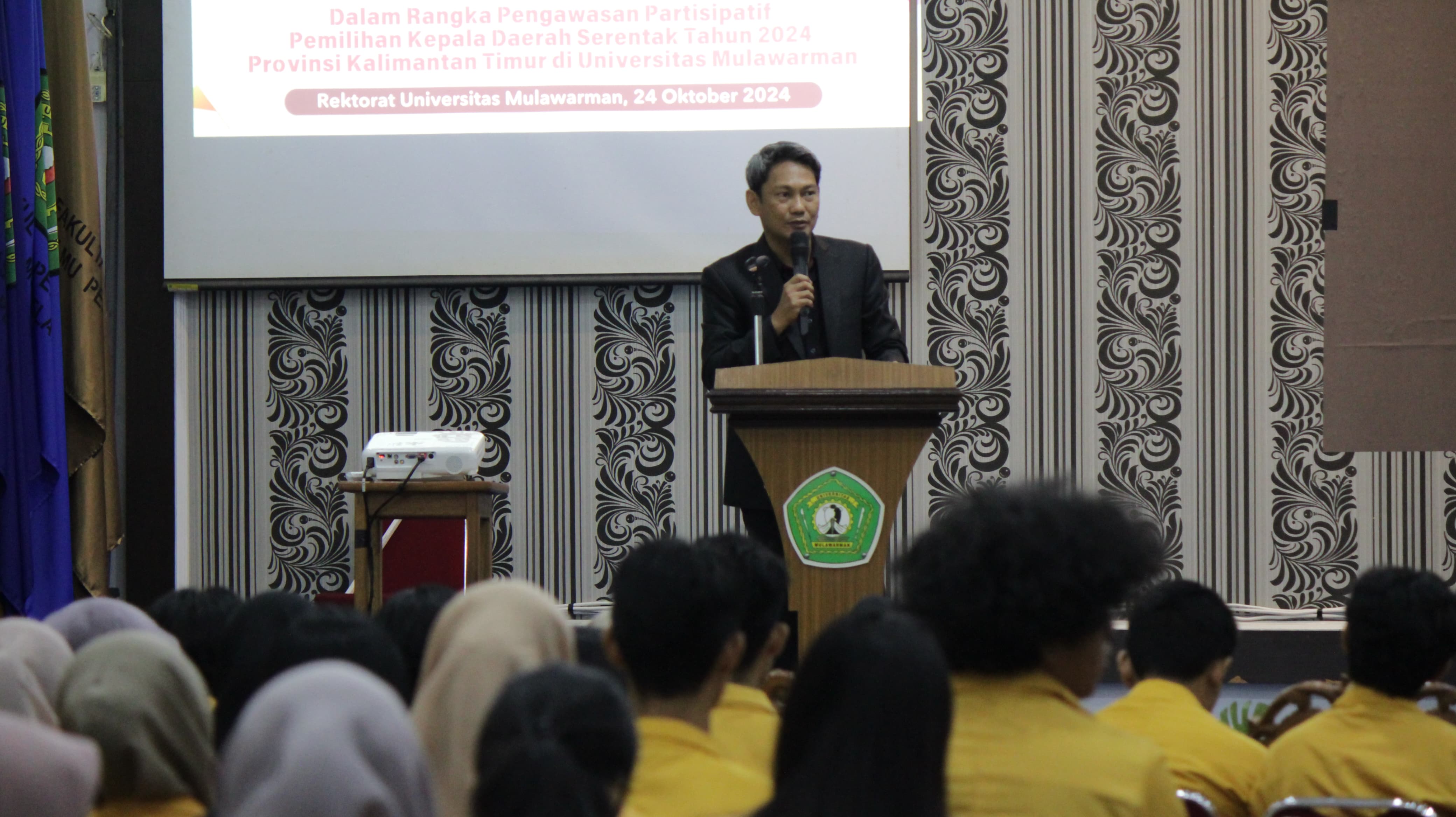 Gelar Sosialisasi Kelembagaan, Danny Bunga Ingatkan Mahasiswa Untuk Tolak Politik Uang Jelang Pemilihan 