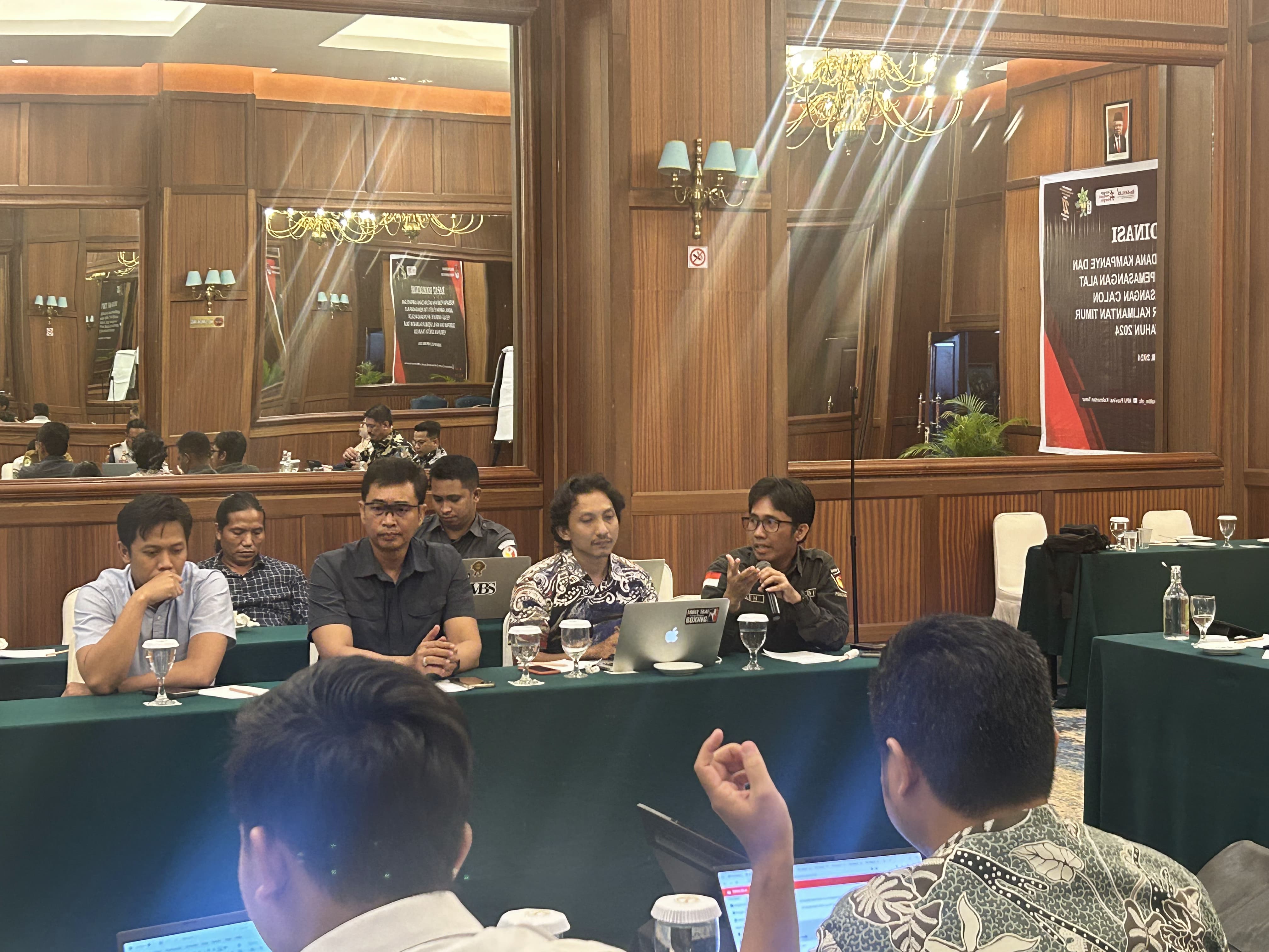 Bawaslu Ikuti Rapat Koordinasi Penetapan Aturan Kampanye Paslon Gubernur dan Wakil Gubernur di Kaltim 