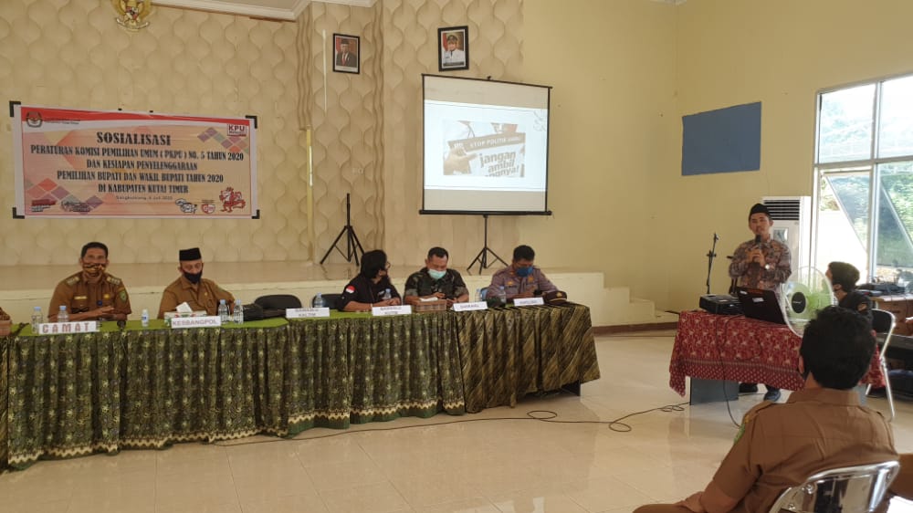 Hadiri Sosialisasi PKPU 5/2020 di Kutai Timur, Galeh Akbar Tanjung: Tolak Politik Uang!