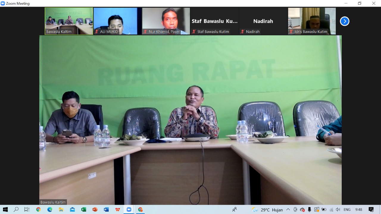 Bawaslu Kaltim Lakukan Peningkatan Kapasitas Pemberian dan Pendampingan Bantuan Hukum