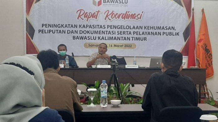 Songsong Pemilu 2024, Bawaslu Kaltim Tingkatkan Kapasitas Pengelolaan Data dan Informasi