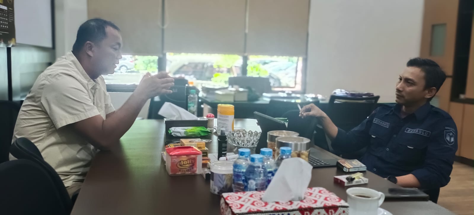 Hari Dermanto Lakukan Koordinasi dan Audiensi dengan Direktur Intelkam Polda Kaltim 