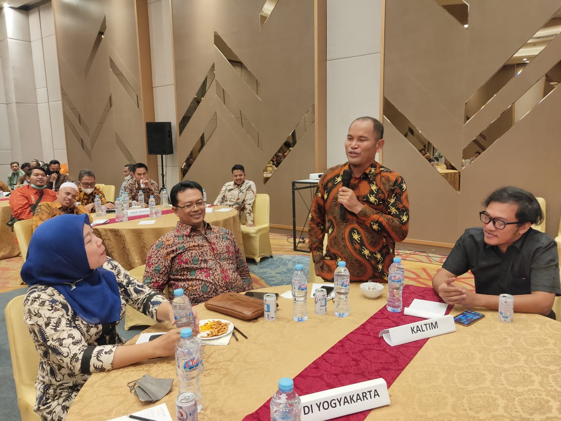 Dalam Rakornas Muhammad Ramli Sampaikan Persiapan Pengawasan Verifikasi Faktual Bawaslu se- Kaltim