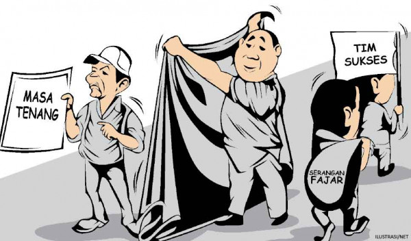 Dua Hari Jelang Pencoblosan, Bawaslu Kaltim Patroli Antisipasi Pelanggaran