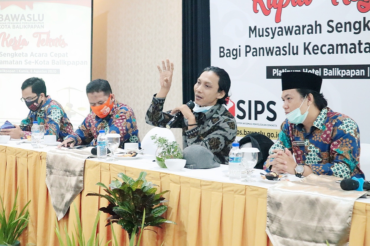 Rakernis Panwaslu Kecamatan se Balikpapan, Hari Dermanto: Setiap Pilihan Ada Konsekuensinya!