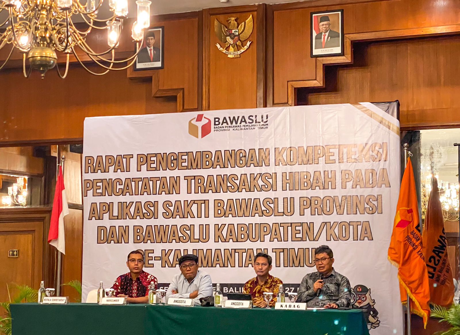Bawaslu Gelar Rapat Pengembangan Kompentesi Sakti Terkait Optimalkan Realisasi Anggaran Bersama Kabupaten/Kota Se - Kaltim 