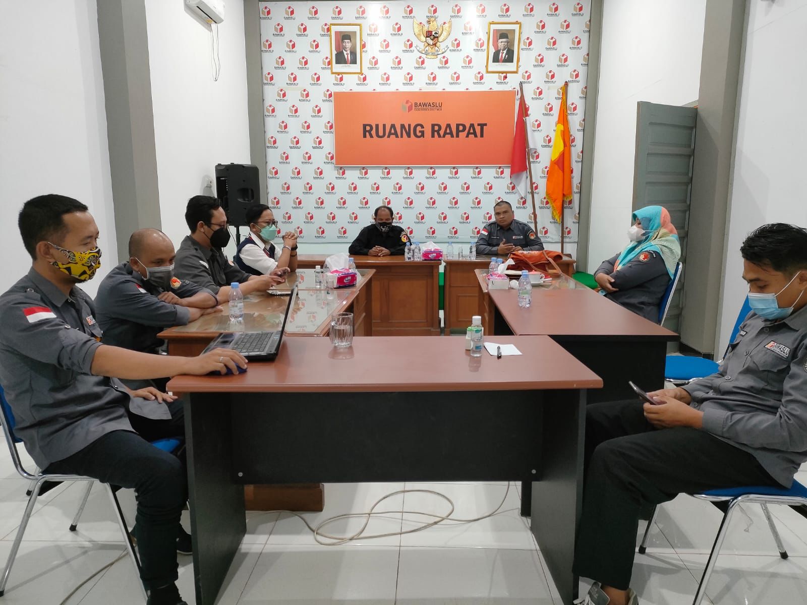 Muhammad Ramli Berikan Arahan Menghadapi Tahapan Awal Pemilihan Umum Tahun 2022 di Bawaslu Kutim