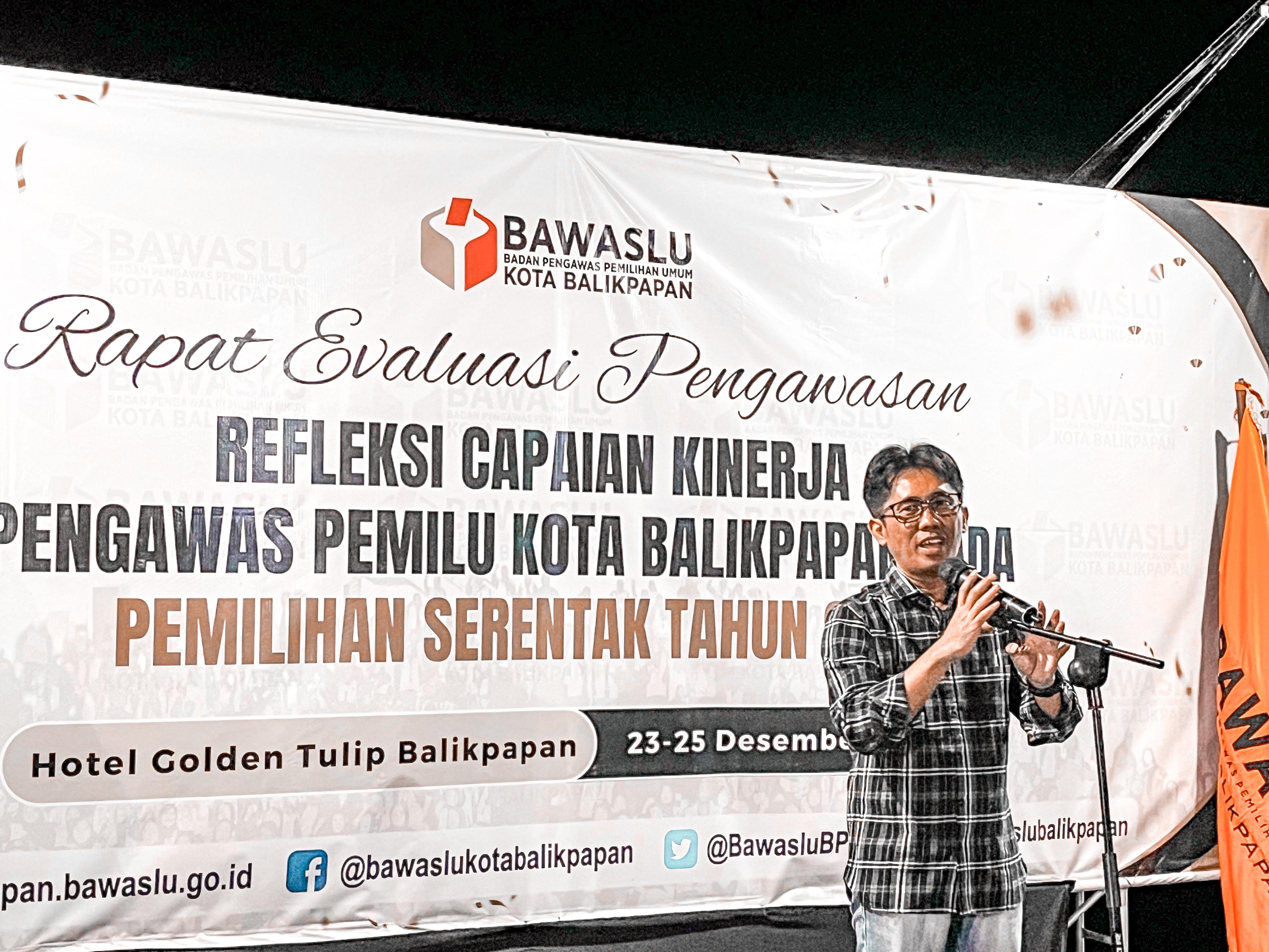 Bawaslu Kaltim Sampaikan Apresiasi Atas Kinerja dan Dedikasi Pengawas Pemilu Balikpapan Pada Pilkada Tahun 2024