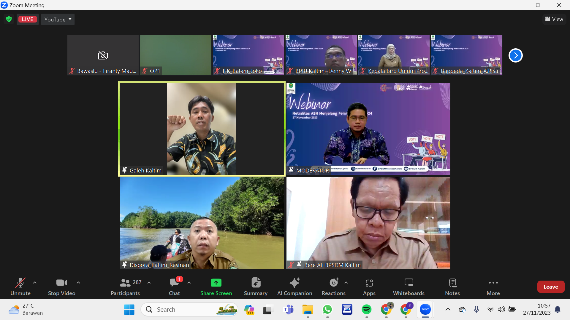 Galeh Akbar Tanjung Ingatkan ASN harus Netral dan Tidak Memihak dalam Pemilu 2024