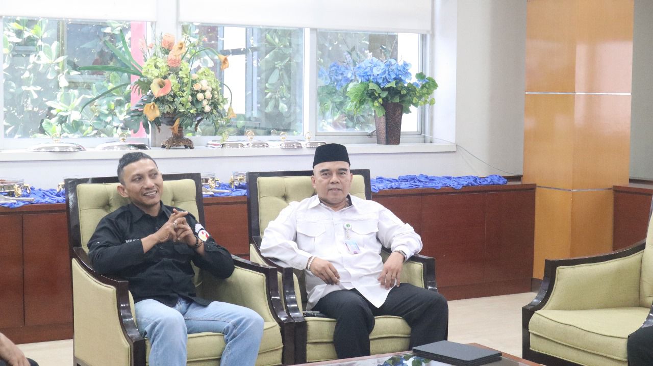 Menjelang Persiapan Upacara Siaga Pengawasan Pemilu 2024, Bawaslu Kaltim Lakukan Audiensi Ke Bupati Kukar