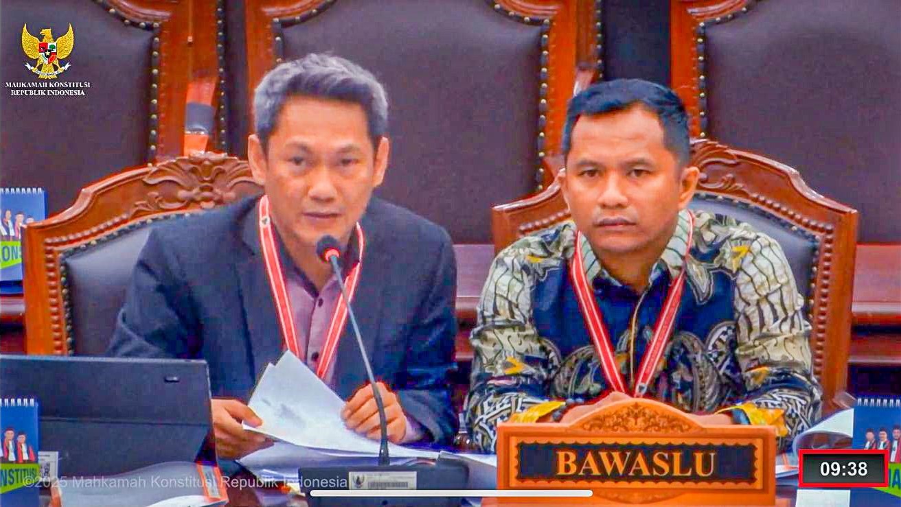 Bawaslu Kaltim Hadiri Sidang Perselisihan Hasil Pemilihan Gubernur dan Wakil Gubernur Provinsi Kalimantan Timur