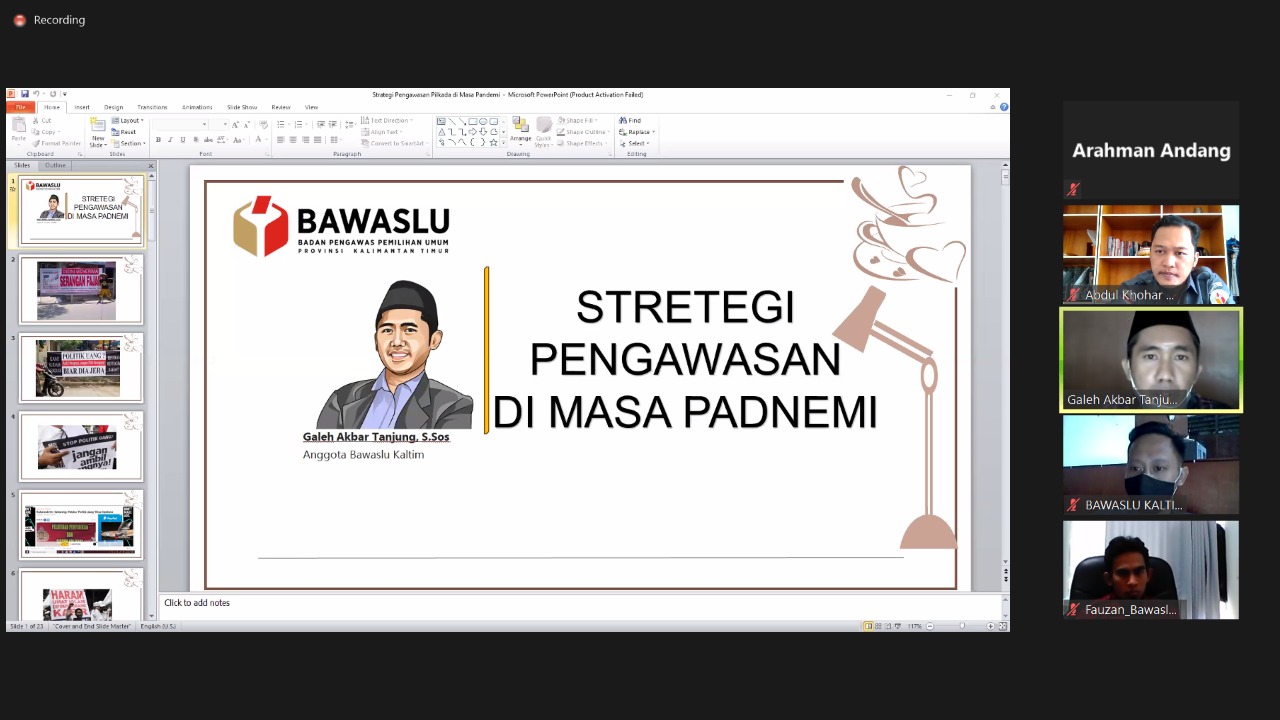 Kuliah Daring, Galeh : "Jangan Ambil Uangnya dan Jangan Pilih Orangnya"