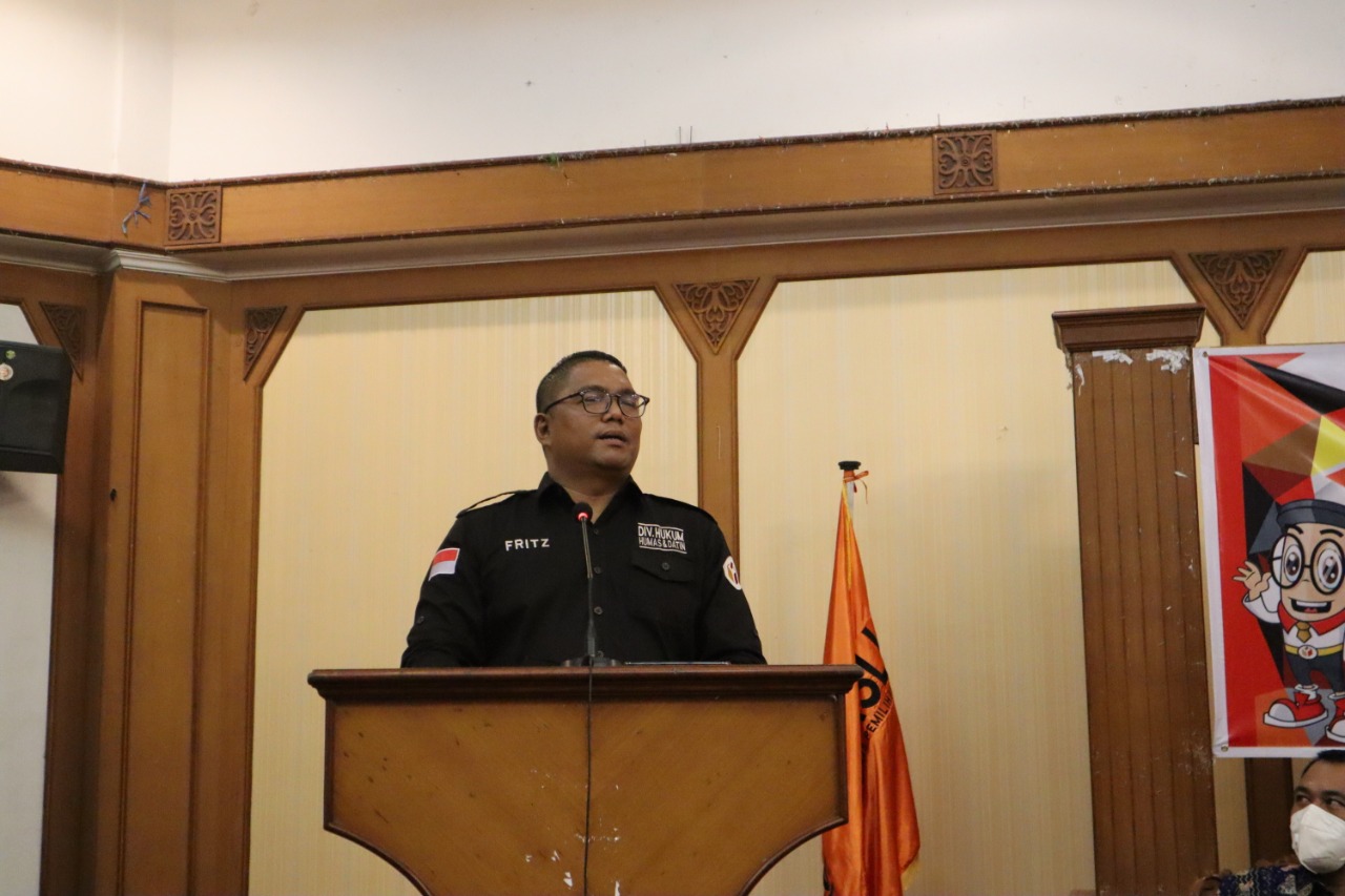 Hadir Dibentuk Undang-Undang, Fritz Minta Panwas Kecamatan Percaya Diri Melakukan Pengawasan