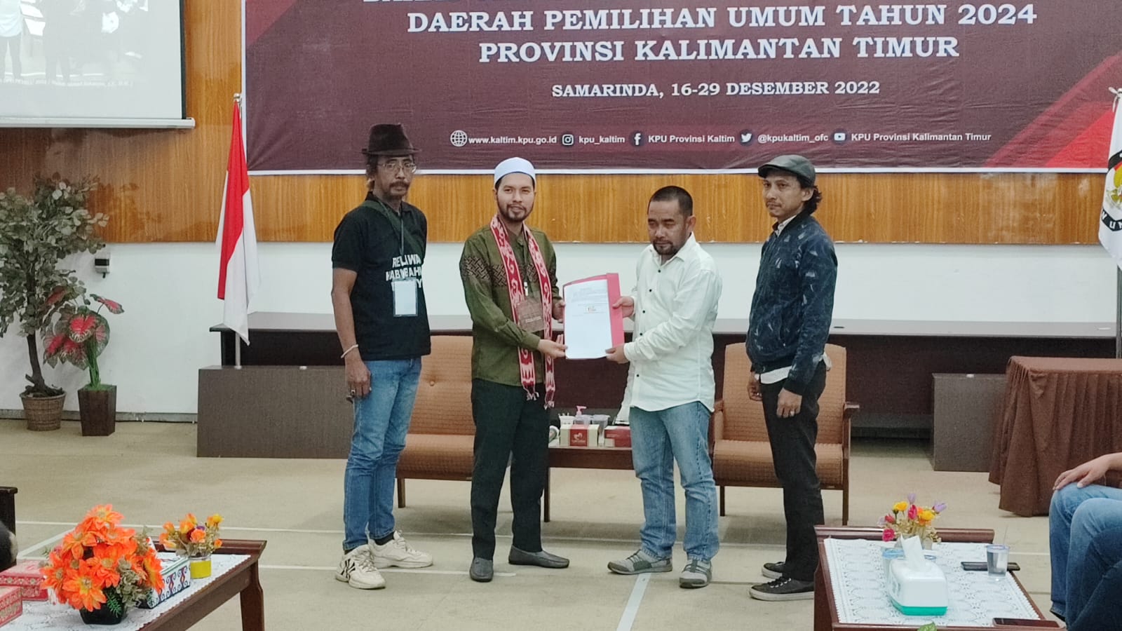 Bawaslu Kaltim Awasi Tahapan Penyerahan Dukungan Minimal Pemilih Bakal Calon DPD