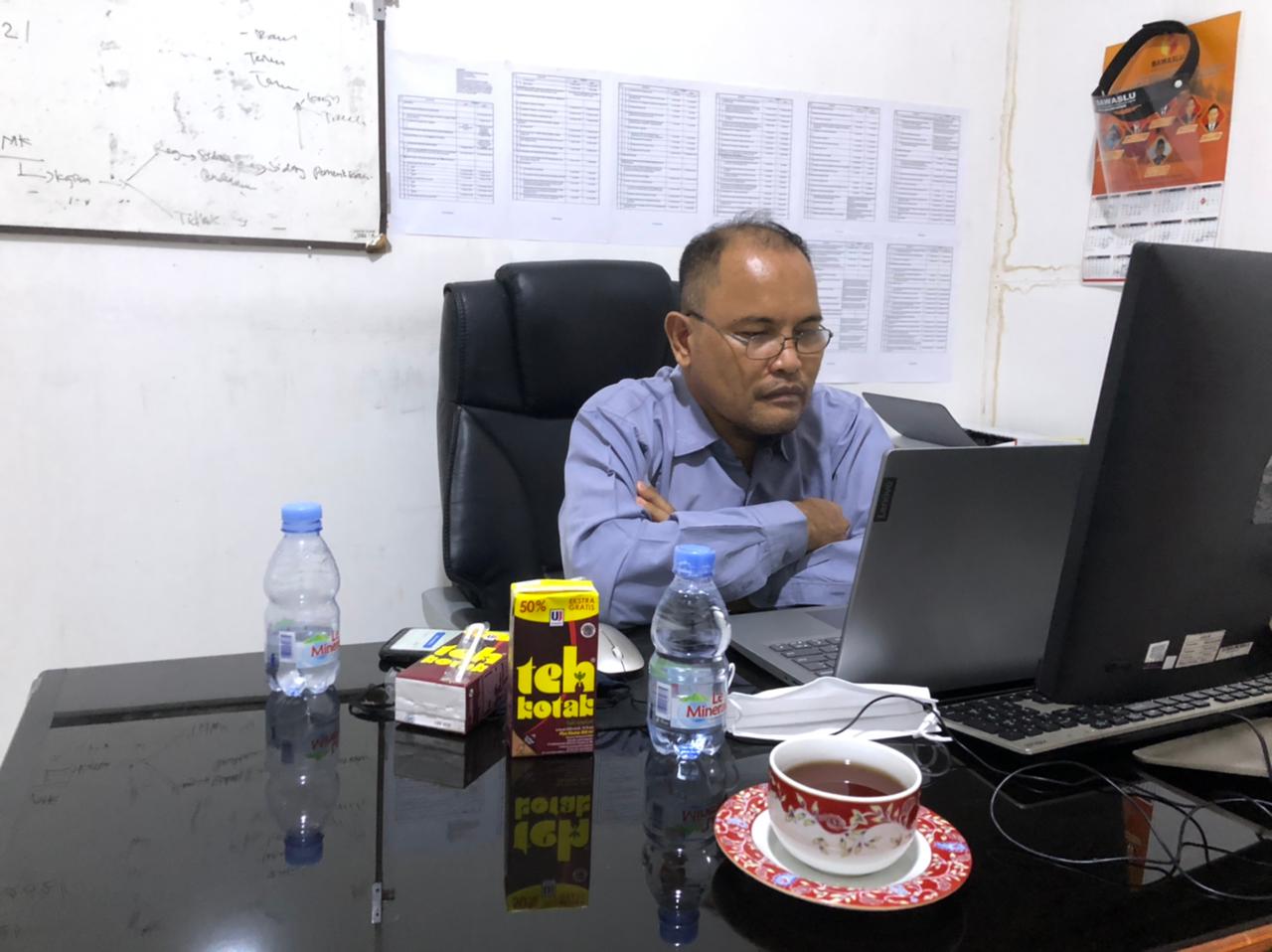 Mengikuti Rapat Bersama Anggota Bawaslu RI Fritz Edwar Siregar, Muhammad Ramli Lakukan Daftar Inventaris Masalah (DIM)