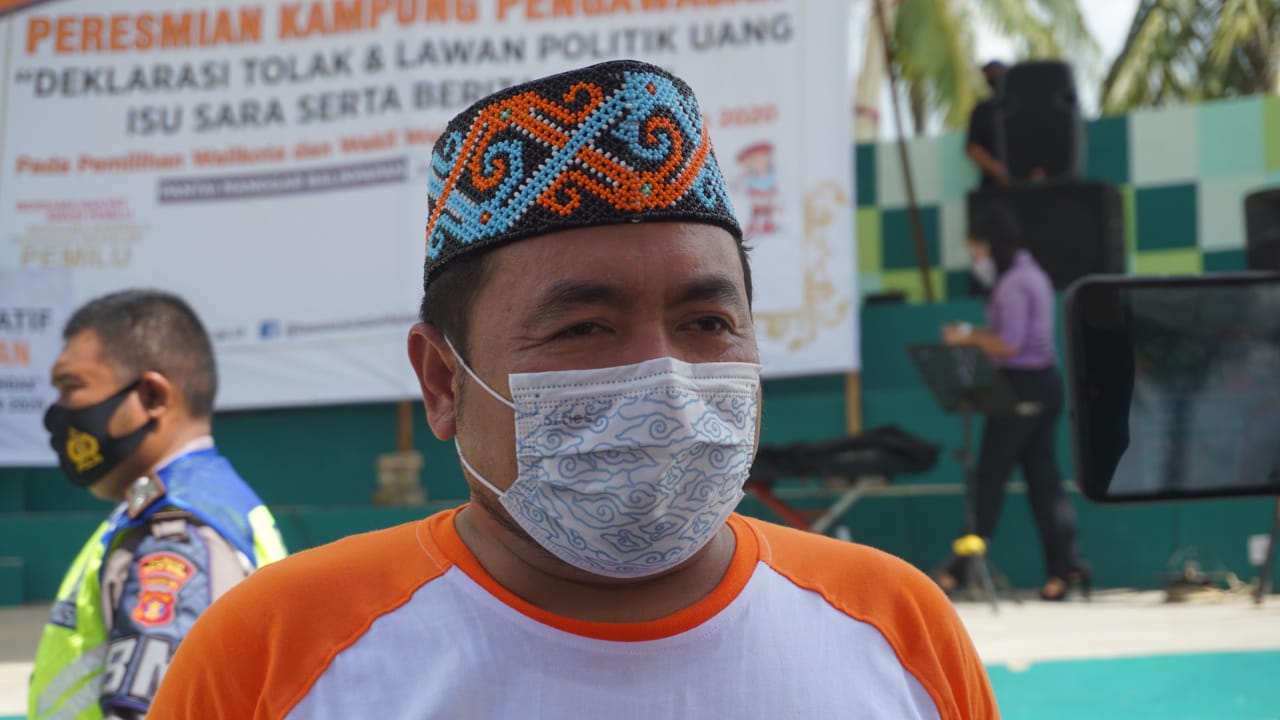 Deklarasi Kampung Tolak Politik Uang Ditengah Pandemi Covid -19, Afiffudin Mengajak Penyelenggara Bersyukur Pilkada Tetap Dilanjutkan.