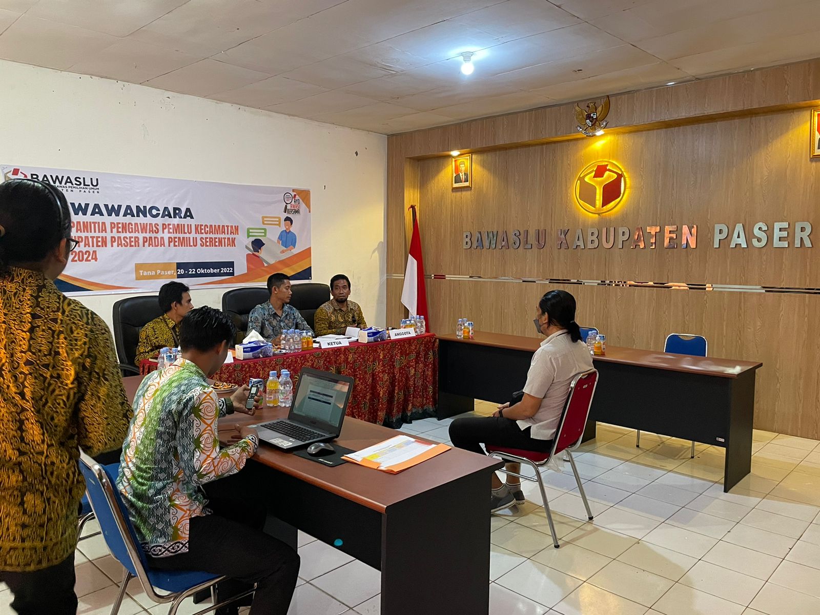  Alumni SKPP dan Mantan Staf Panwascam Ikuti Tes Wawancara Calon Panwaslu Kecamatan di Kabupaten Paser