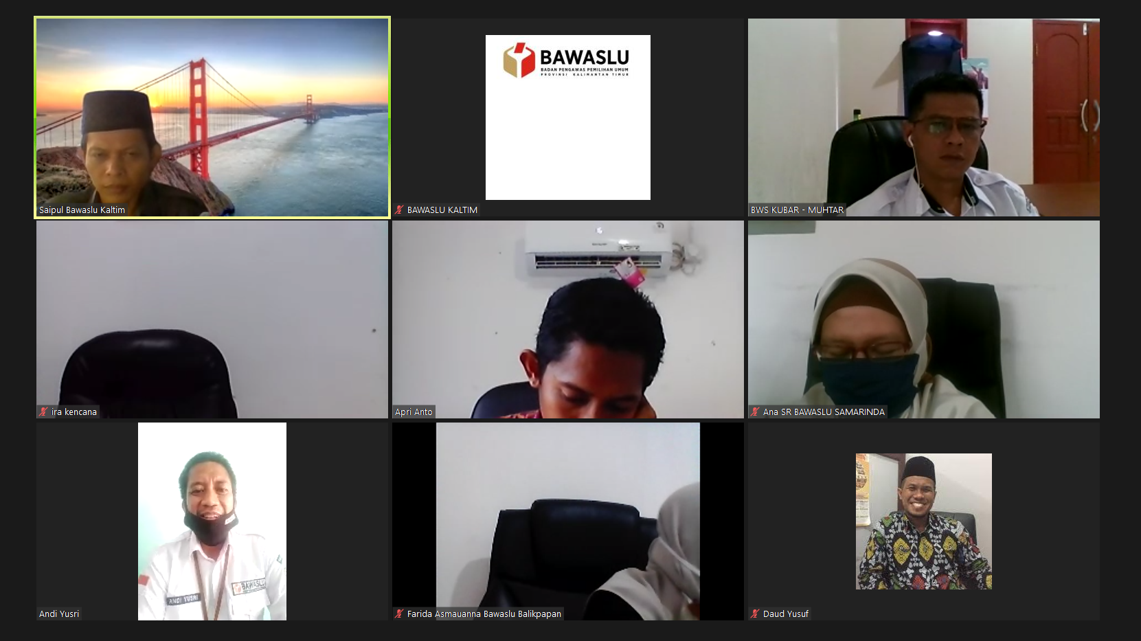 Ketua Bawaslu Kaltim Lakukan Koordinasi Terkait APD Bagi Pengawas Pemilu