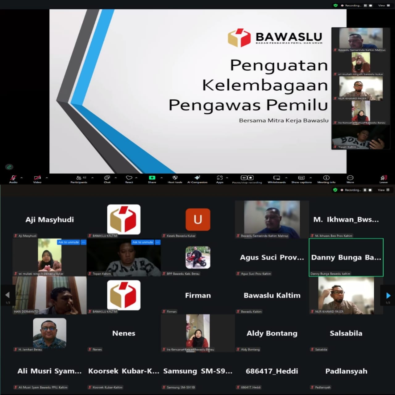 Penguatan Kelembagaan Pengawas Pemilu Bersama Mitra Kerja Bawaslu