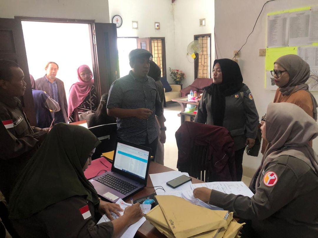 Memasuki Awal Tahun 2024,  Wamustofa Hamzah Lakukan Monitoring dan Supervisi Ke Panwaslu Kecamatan Balikpapan Tengah
