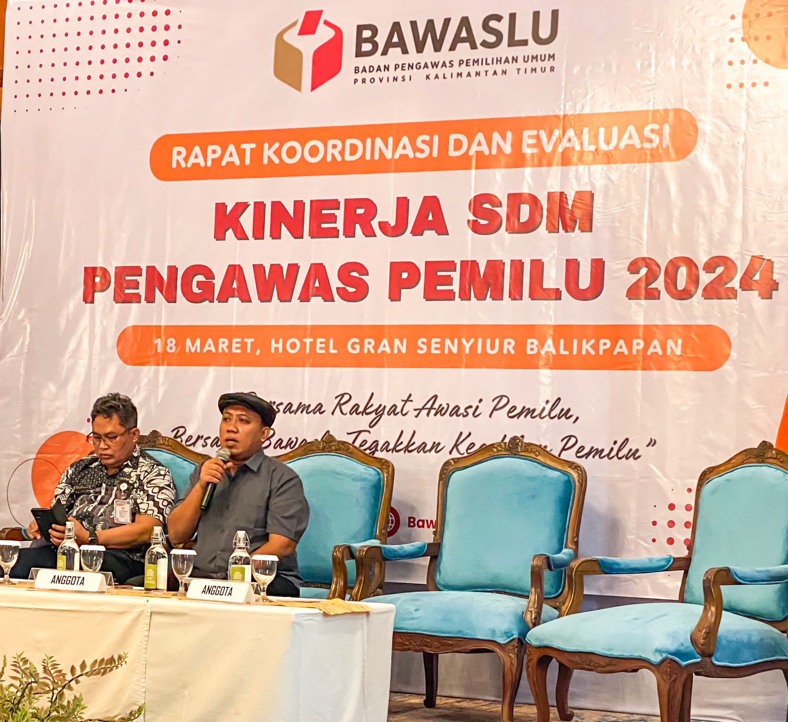 Bawaslu Kaltim Adakan Rapat Koordinasi dan Evaluasi Kinerja SDM Pengawas Pemilu 2024 