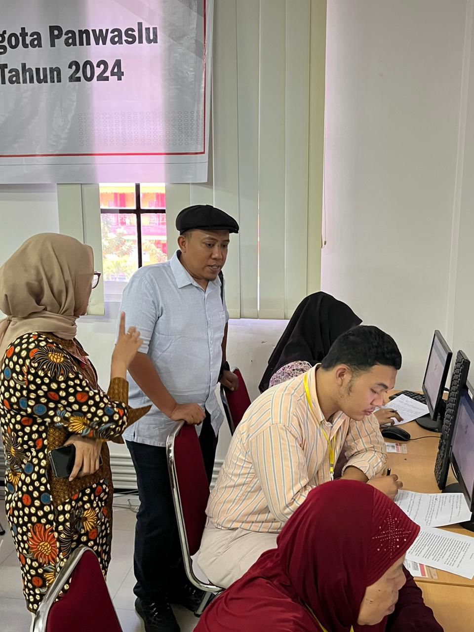 Pelaksanaan Tes Tertulis CAT di gelar di Balikpapan, Bawaslu Kaltim Lakukan Monitoring 