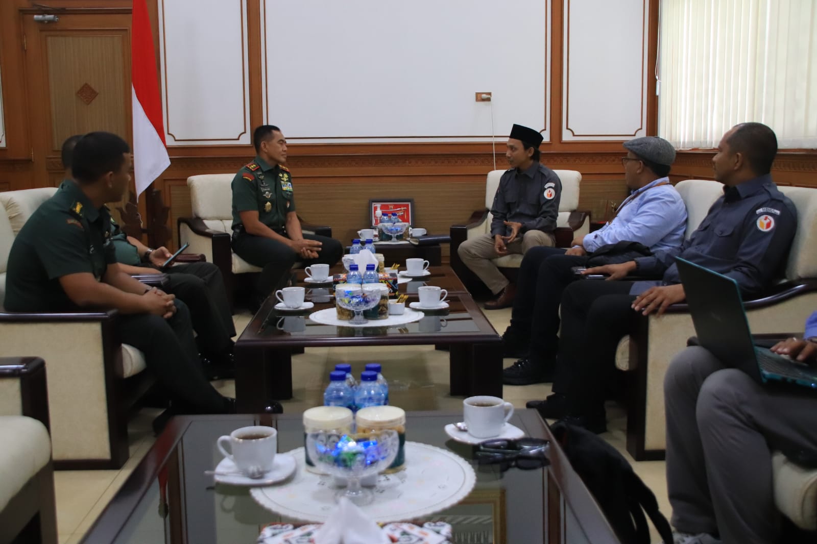 Audiensi Dengan Kodam VI, Bawaslu Kaltim Bahas Kesiapan Pelaksanaan Pemilihan Serentak di Kaltim 