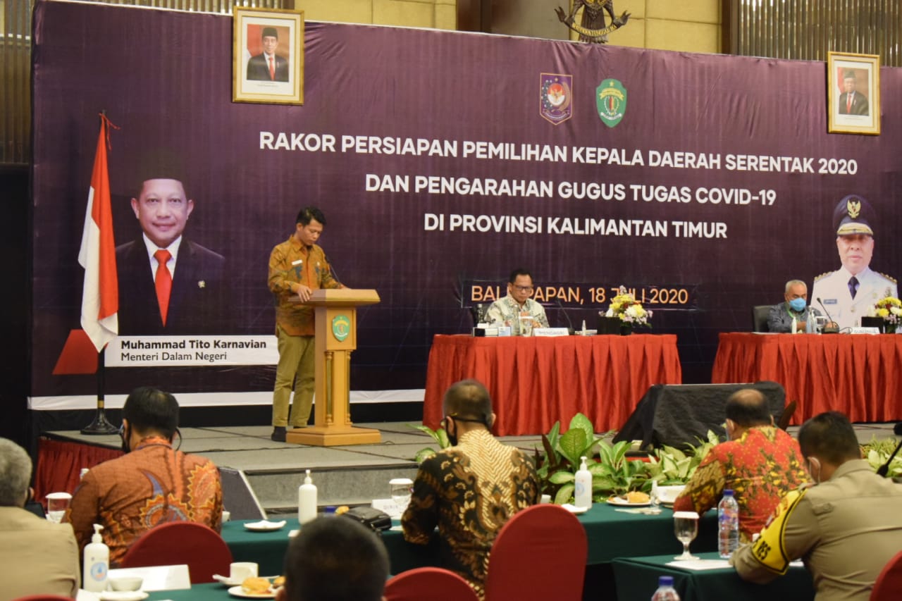 Rakor Dengan Mendagri, Bawaslu Kaltim Laporkan Temuan Pelanggaran Oknum ASN