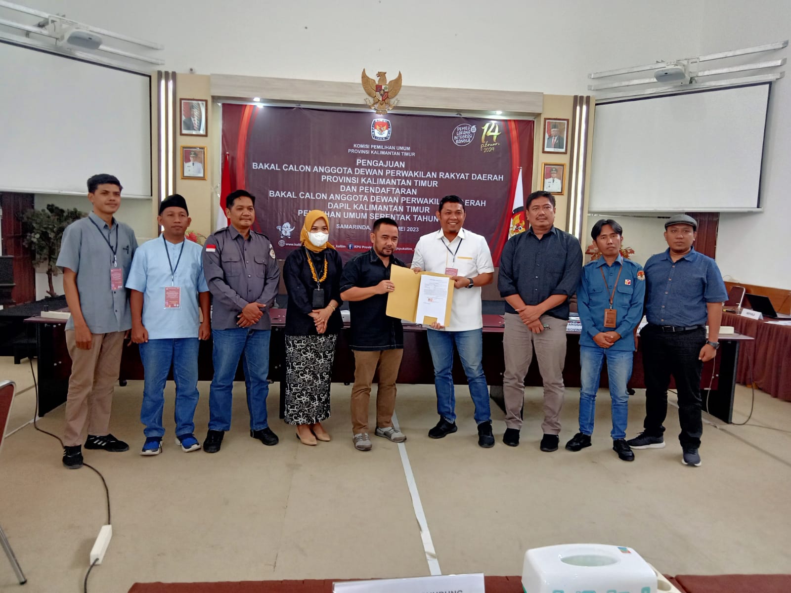  Bawaslu Kaltim Mengawasi Tahapan Pendaftaran Bakal Calon Anggota DPD dan Pengajuan Bakal Calon DPRD Kaltim