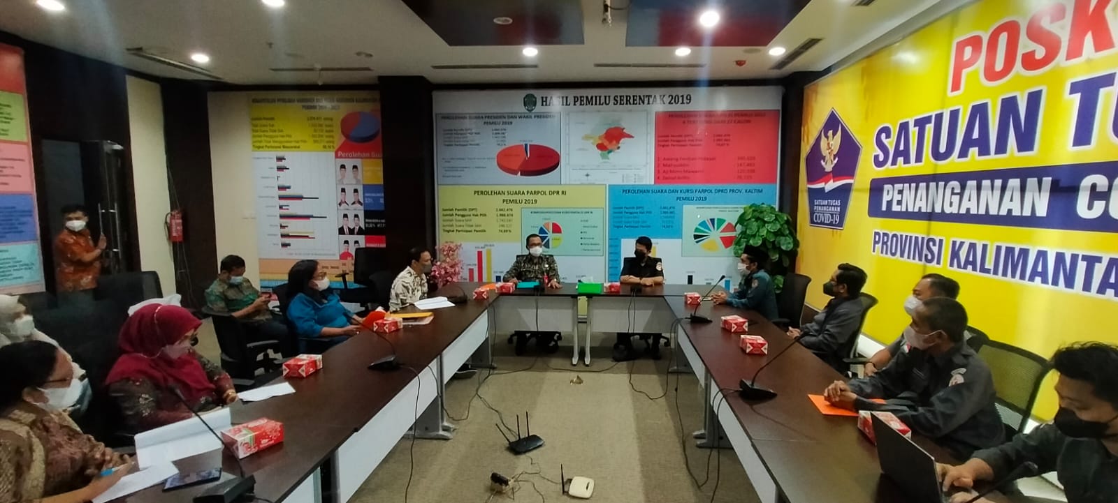 Audiensi Hubungan antar Lembaga Bawaslu Kaltim dan Badan Kesbangpol Pemerintah Kaltim