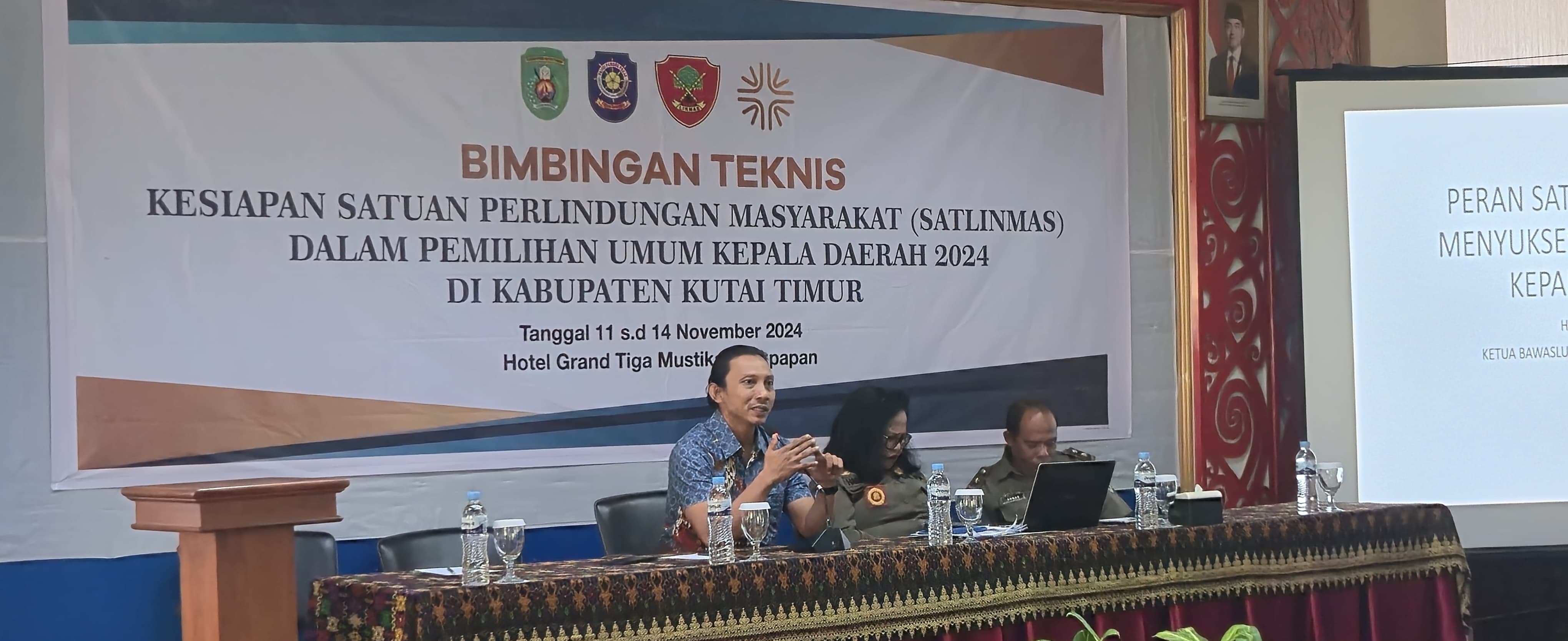 Ketua Bawaslu Kaltim Ajak Kerja Kolaboratif Satlinmas Dalam Pilkada Serentak 2024 